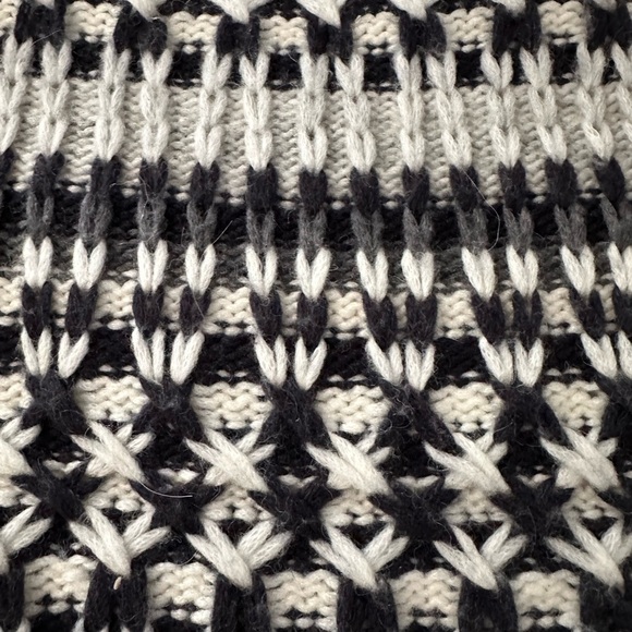 LOFT STITCHED STRIPE TURTLENECK SWEATER COZY, ALPACA - Picture 7 of 9